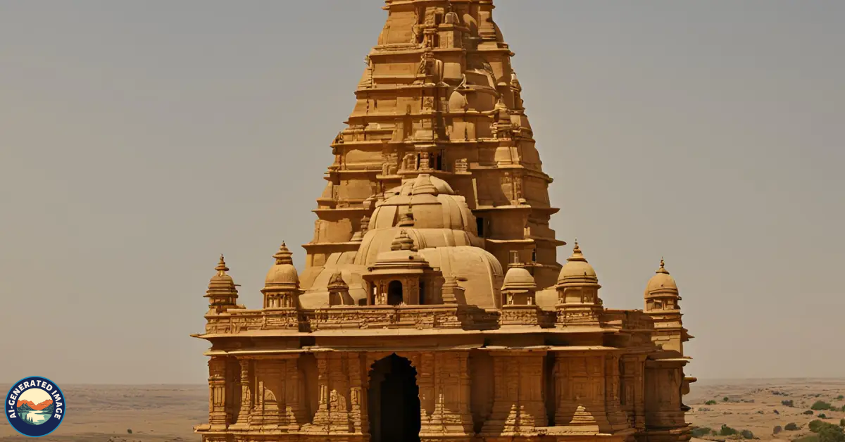 Tanot Mata Temple, a religious place