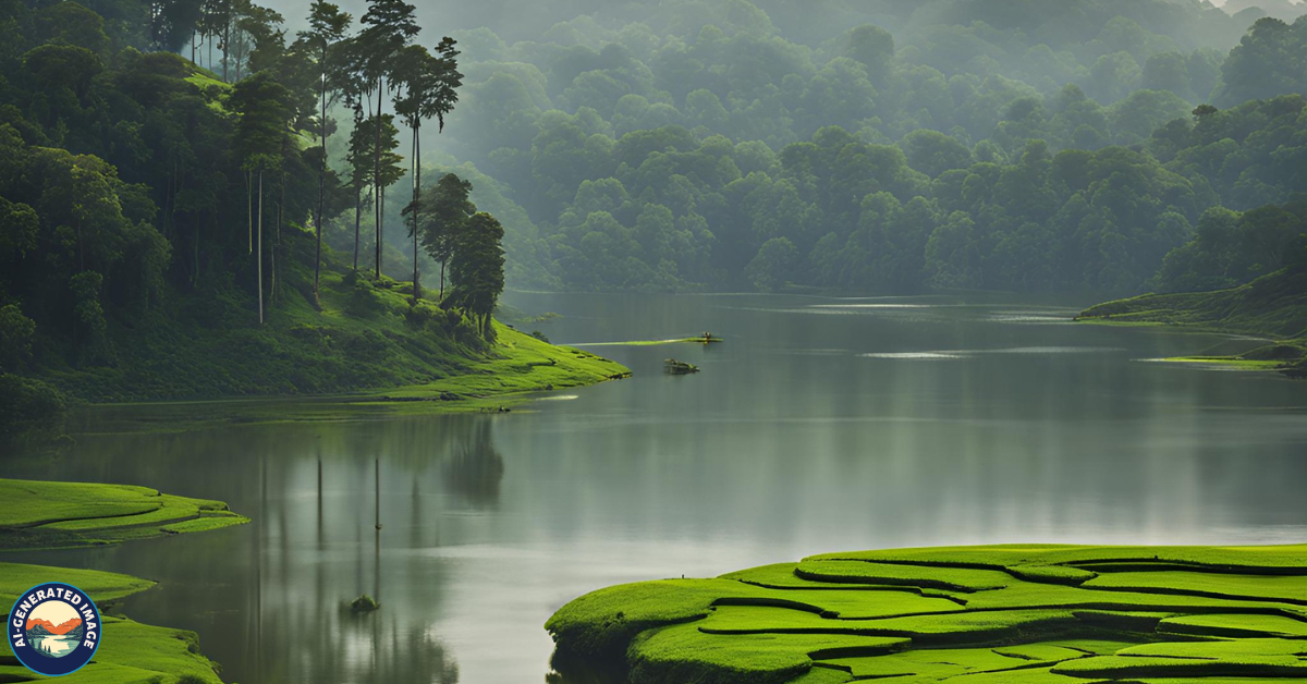 Honnamana Kere Lake. Good place for relaxation and picnic.