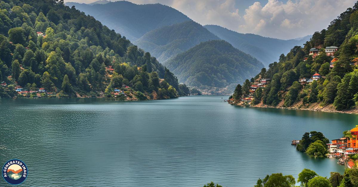 Khurpa Taal. A good spot for fishing and boating.