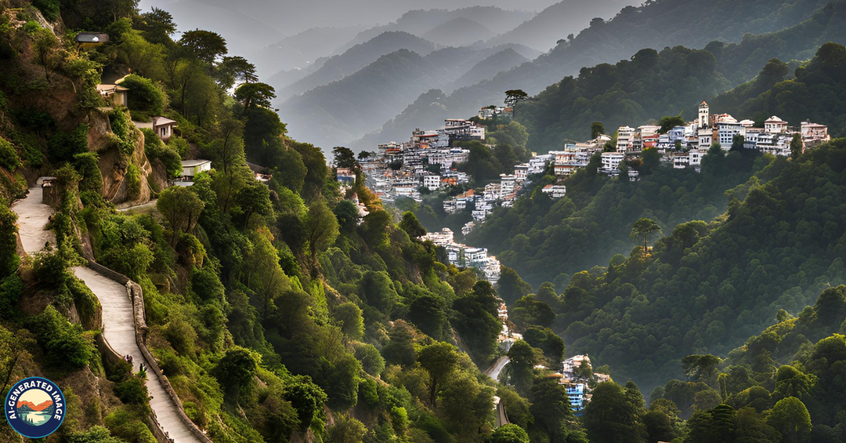 Mussoorie in India