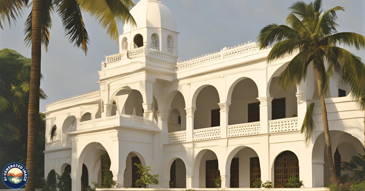 Sri Aurobindo Ashram. A prominent place in Pondicherry.