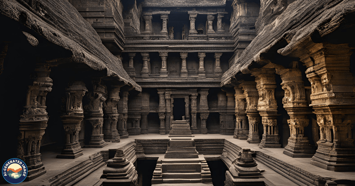 Ellora Caves. A prominent place.