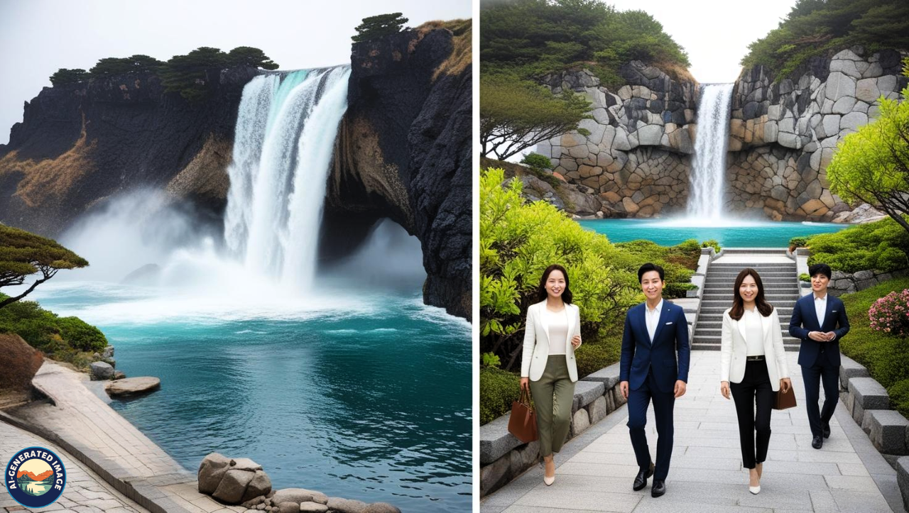 Waterfalls: Jeongbang & Cheonjiyeon