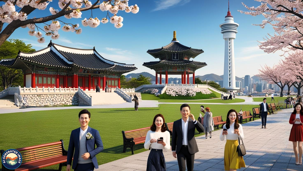 Yongdusan Park and Busan Tower