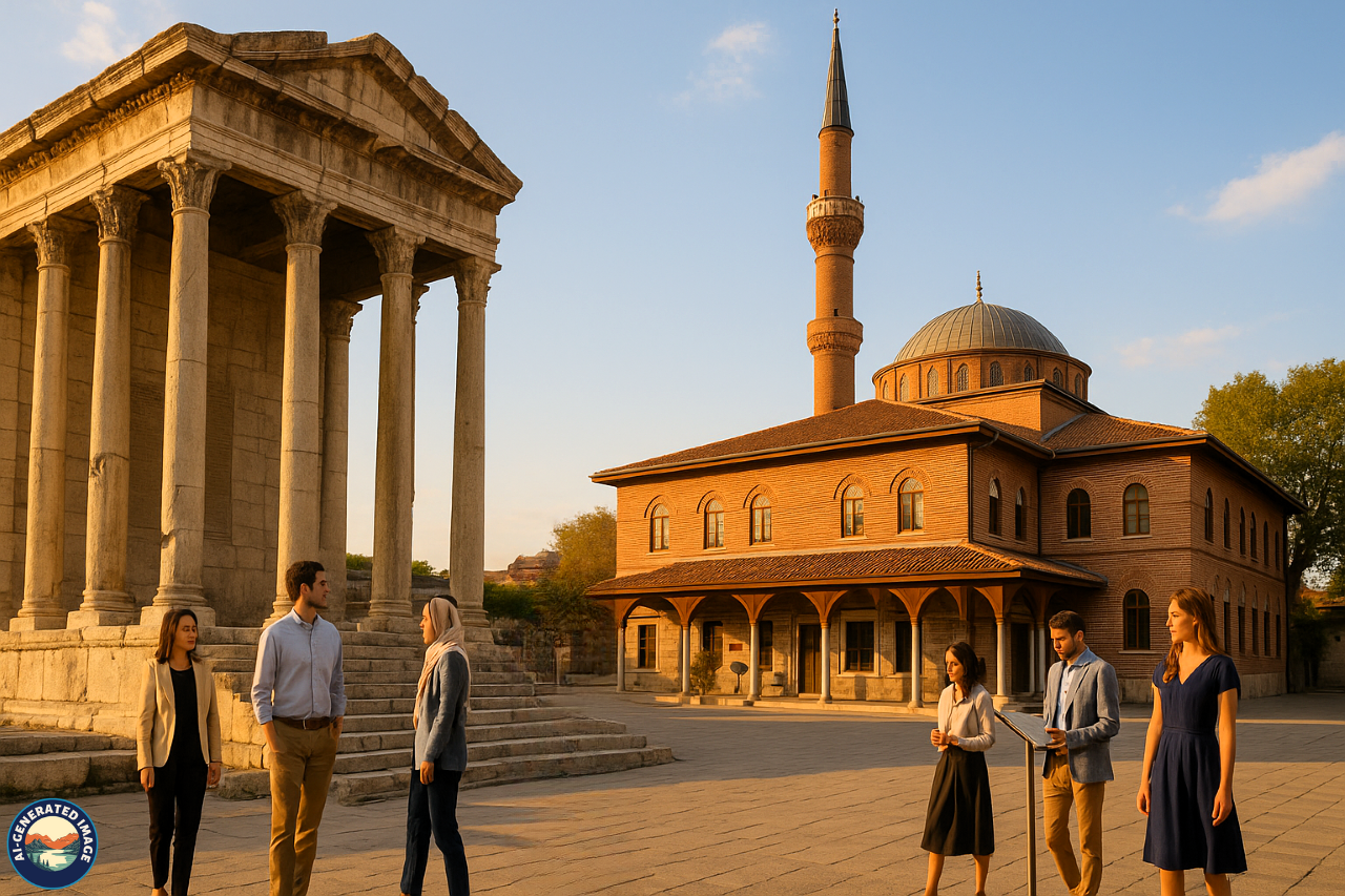 Haci Bayram Mosque & Temple of Augustus