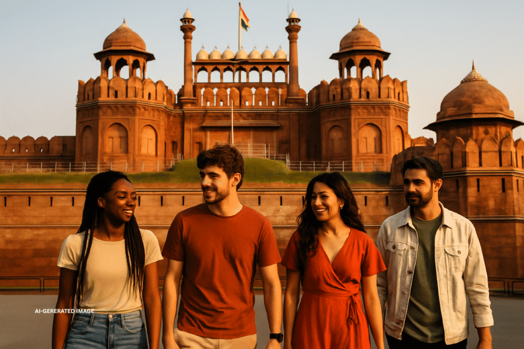 Red Fort Delhi India