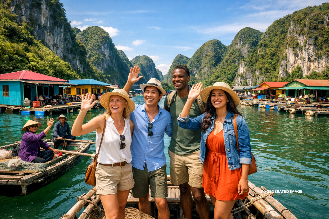 Cua Van Floating Village